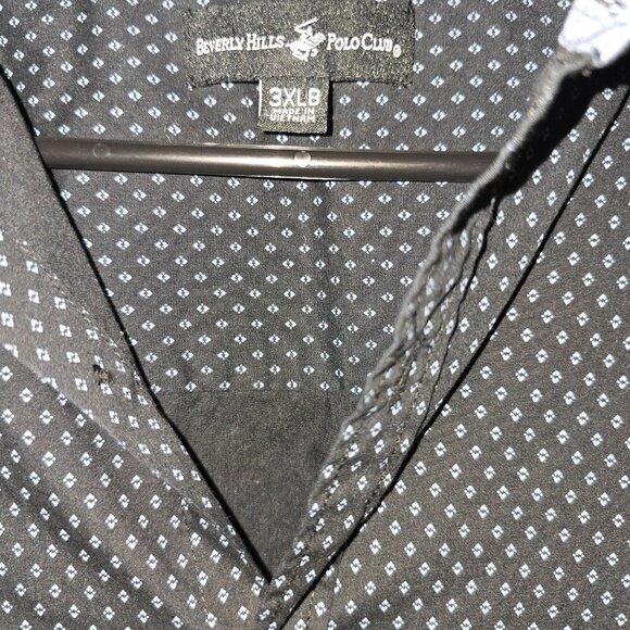 Men Beverly Hills Polo Club Button Shirt Short Sleeve 3X - Picture 2 of 5